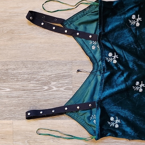 ZARA VELVET AUTUMN/WINTER DRESS - Picture 8 of 12